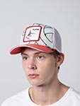Бейсболка GOORIN BROTHERS арт. 101-1397 (кремовый / оранжевый)